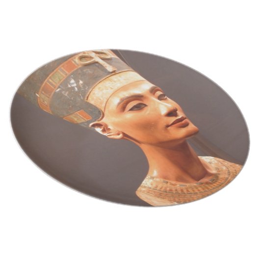 Queen Nefertiti Dinner Plate (Right Side)