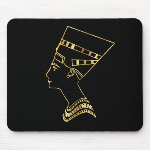 Queen Nefertiti Profile Mouse Pad