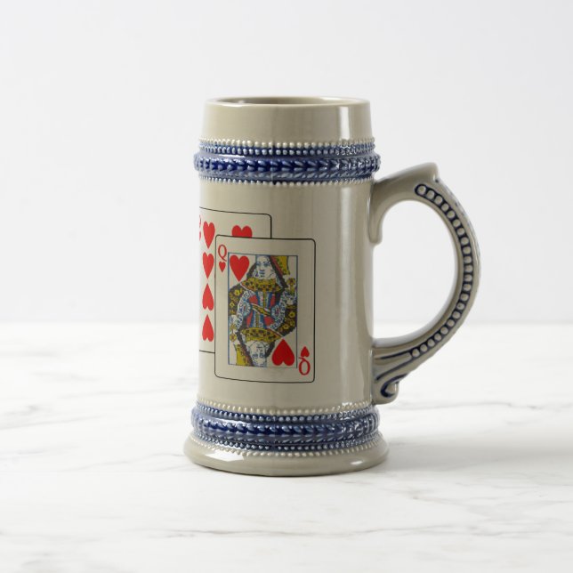 Queen-Nine Beer Stein (Right)