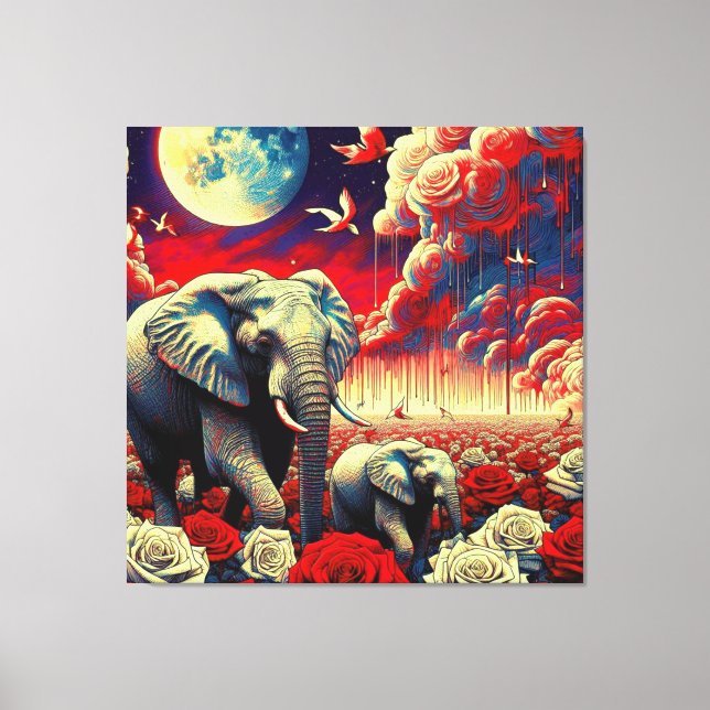 QUEEN OF AFRICA 12 CANVAS PRINT (Front)