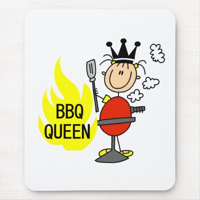 Queen of Barbequeing Mouse Pad (Front)