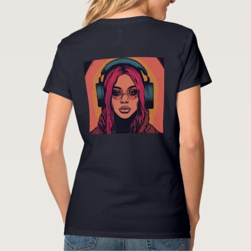 Queen of Beats Hip_Hop Harmony Female T_Shirt