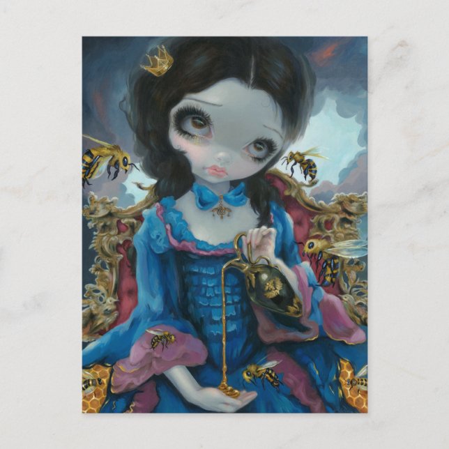 "Queen of Bees" Postcard (Front)