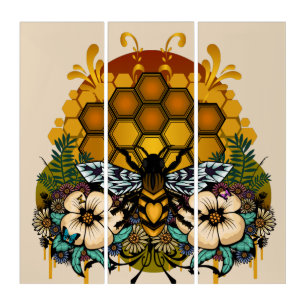Queen Of Bees Triptych