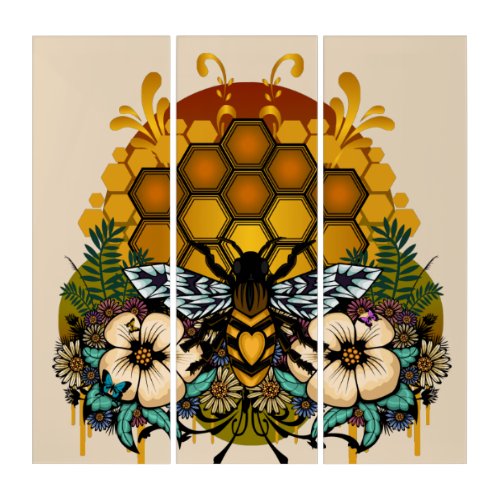 Queen Of Bees Triptych
