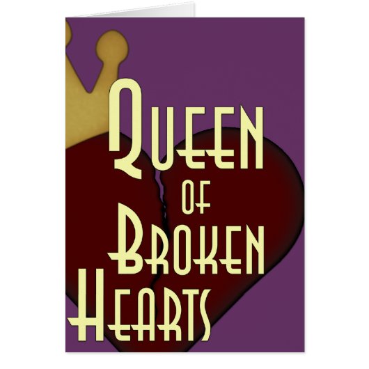 Queen of Broken Hearts Cards (Front)