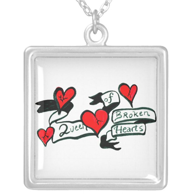 Queen Of Broken Hearts Necklace (Front)