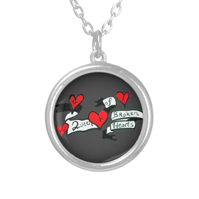 Queen Of Broken Hearts Necklace (Front)