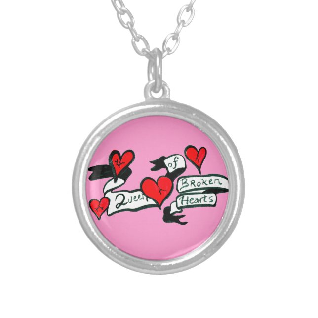 Queen Of Broken Hearts Necklace (Front)