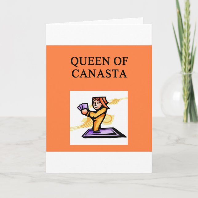 (queen of canasta card (Front)