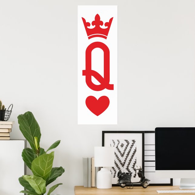 Queen of cards poster (Home Office)