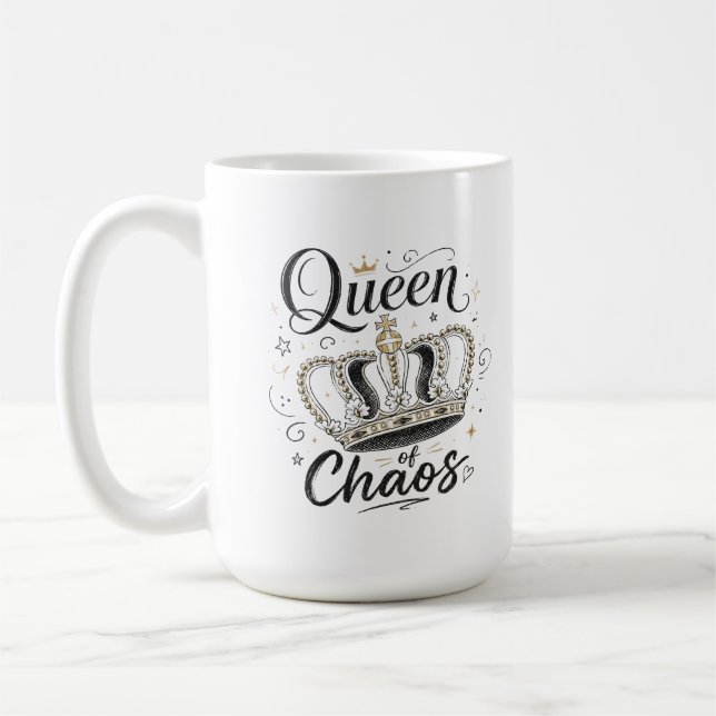 Queen of Chaos Coffee Mug (Left)
