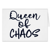 **QUEEN OF CHAOS** & WE LOVE IT BIRTHDAY WISHES (Front Horizontal)