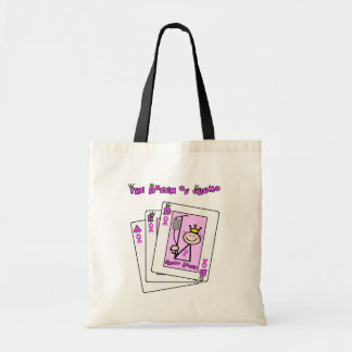 Queen of Chemo - Breast Cancer Pink Ribbon Tote Bag