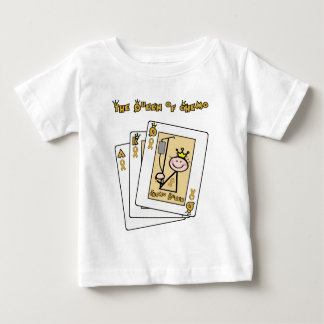 Queen of Chemo - Childhood Cancer Gold Ribbon Baby T-Shirt