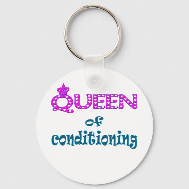 Queen of Conditioning Keychain (Front)