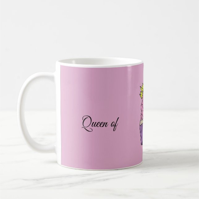 Queen of cupcakes mug (Left)