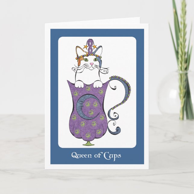 Queen of Cups Card (Front)