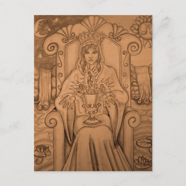 Queen Of Cups - Tarot Card (Front)