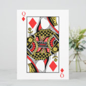Queen of Diamonds - Add Your Image (Standing Front)