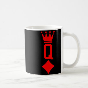 Queen Of Diamonds Playing Card Halloween Costume Coffee Mug