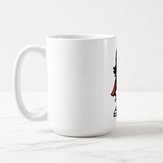 Queen of Diamonds Street Mascot — High-Stakes Edit Coffee Mug (Left)