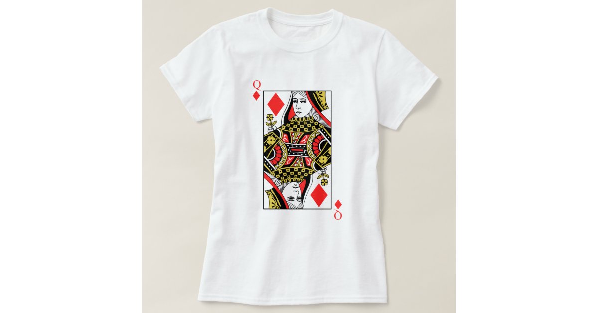 queen of diamonds tshirt