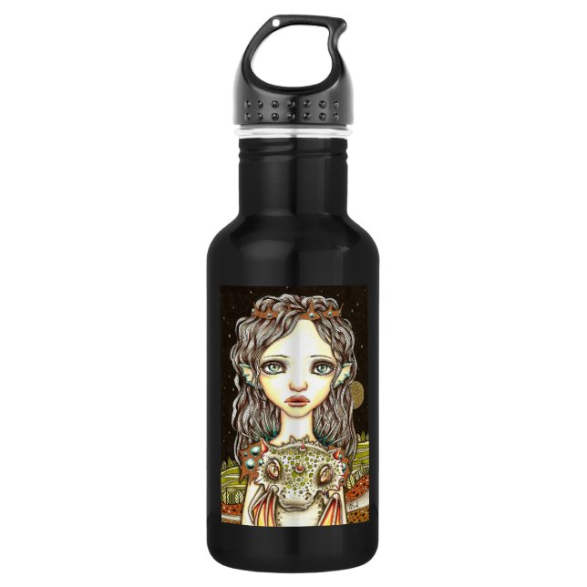 Queen of Dragons Stainless Steel Water Bottle (Front)