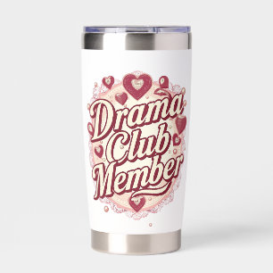 Queen of Drama Playful Quote Insulated Tumbler