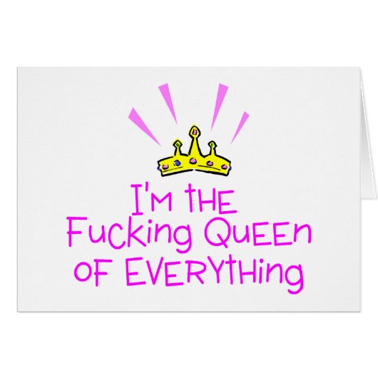 Queen of Everything Crown Cards (Front Horizontal)