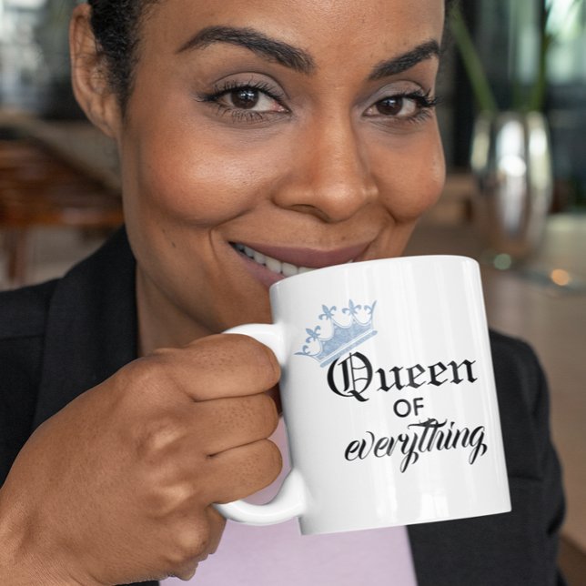 Queen of Everything Crown Coffee Mug (Creator Uploaded)