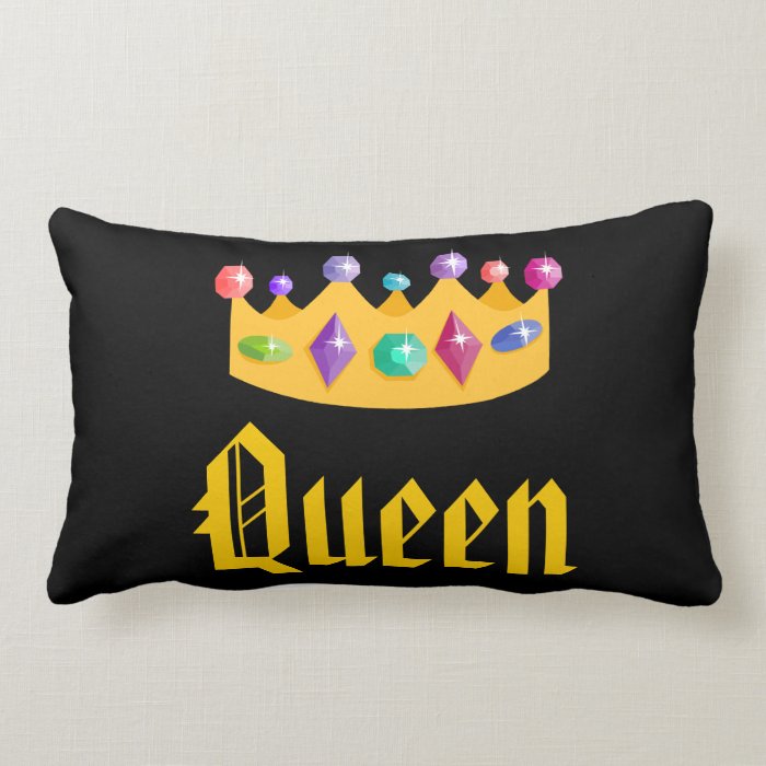 Queen Of Everything Crown Pillow