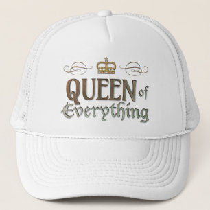 QUEEN of Everything - Fancy Medieval Royal Crown Trucker Hat