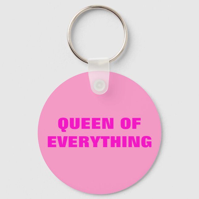 QUEEN OF EVERYTHING KEYCHAIN (Front)