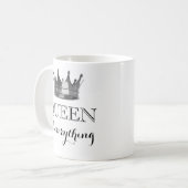 Queen of Everything ⎥ Personalized Mug (Front Left)