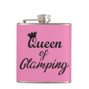 “Queen of Glamping” Flask
