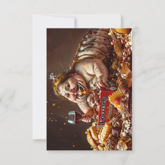 “Queen of Gluttonous Decay” Colourful Portrait (Front)