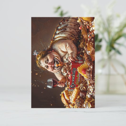 “Queen of Gluttonous Decay” Colourful Portrait (Standing Front)