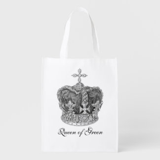Queen of Green Grocery Bag