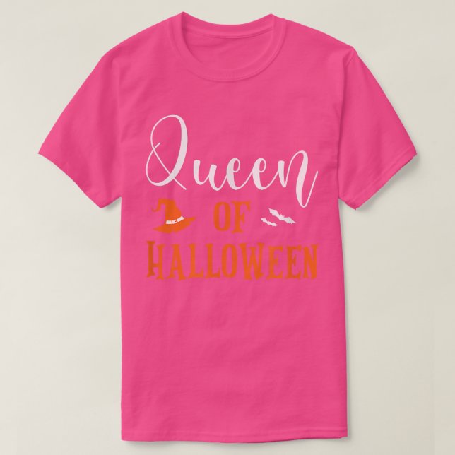 Queen Of Halloween Halloween Costume 8 T-Shirt (Design Front)