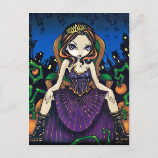 "Queen of Halloween" Postcard