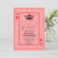Queen of heart Birthday Party