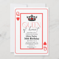 Queen of heart Birthday Party
