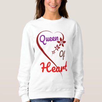 Queen of heart sweatshirt