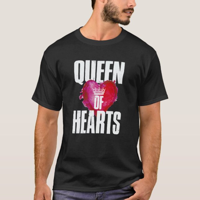 Queen of Hearts  1 T-Shirt (Front)