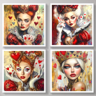 Queen of Hearts Acrylic Photo Tile