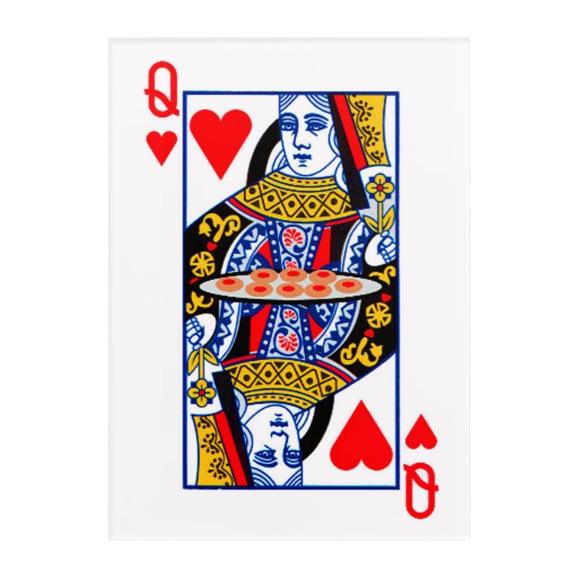 Queen of Hearts Acrylic Print (Front)