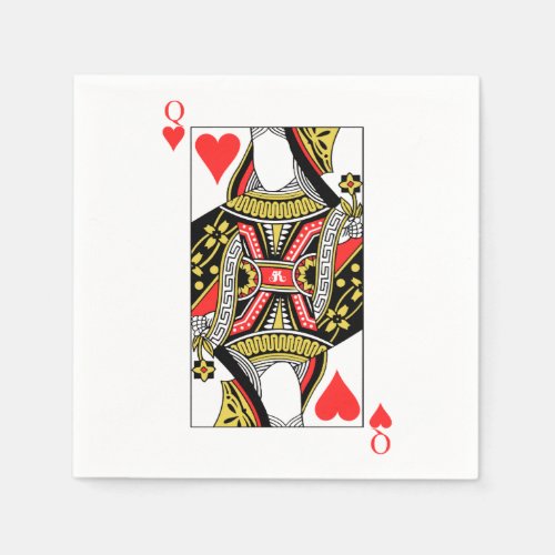 Queen of Hearts _ Add Your Image Napkins