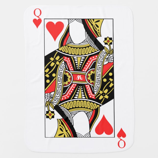 Queen of Hearts - Add Your Image Stroller Blanket (Front)