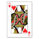 Queen of Hearts - Add Your Image Table Number